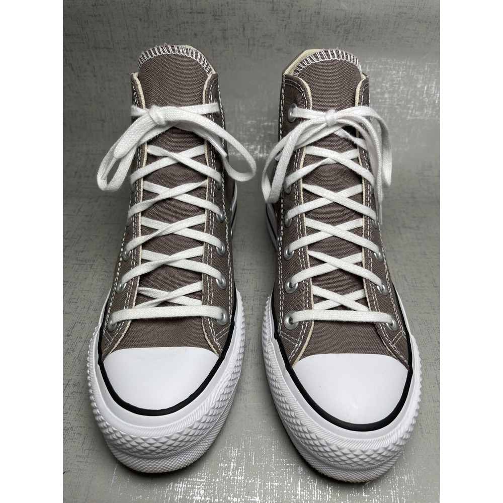 Converse Chuck Taylor All Star Lift Platform High Top Grey Canvas A12309F Size 7 - Picture 4 of 9